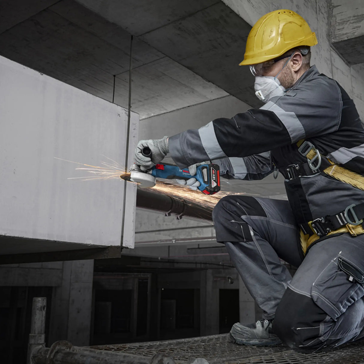 Combo Kit Bosch GSB + GBH + GWS 18V 4Ah