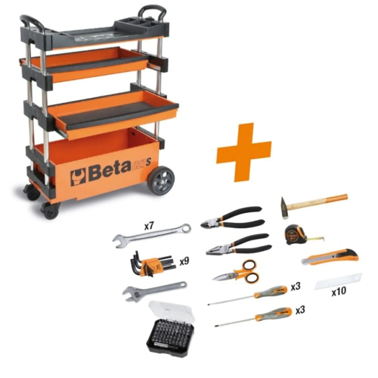 Carrello Portautensili Beta C27S con 100 Utensili Omaggio