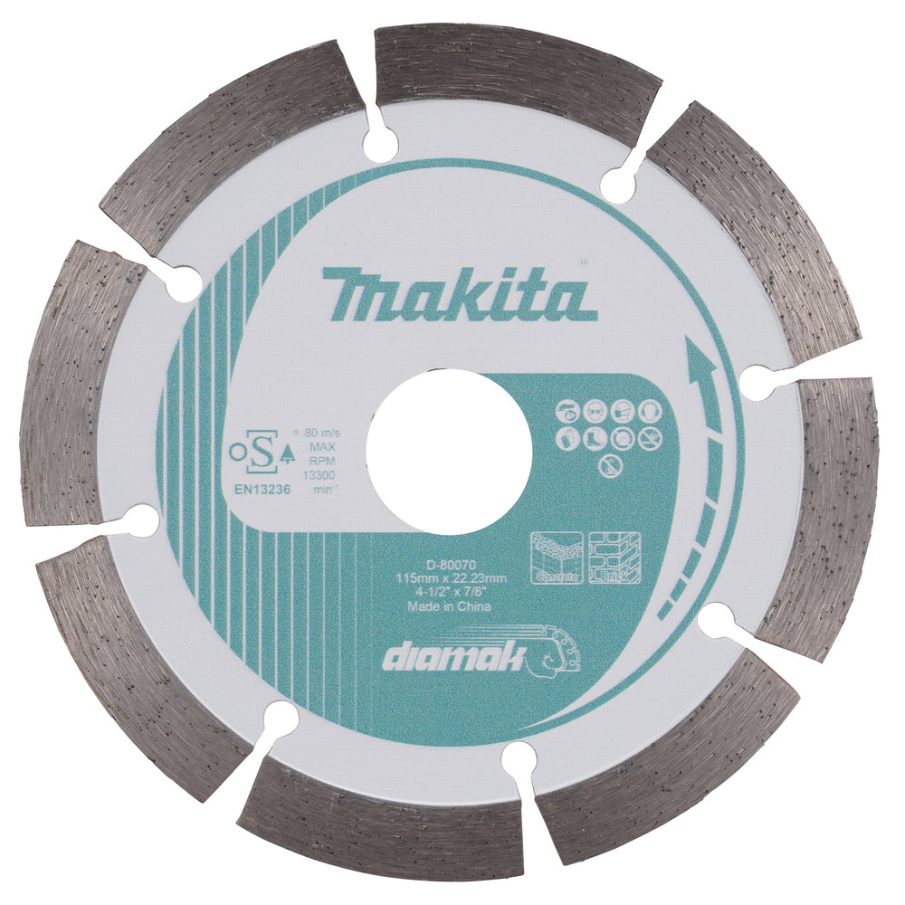 D-80070 - Lame diamantée segmentée Makita D-80070 115 mm - Image 2