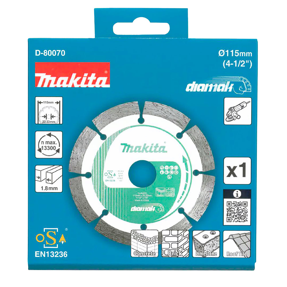 D-80070 - Lame diamantée segmentée Makita D-80070 115 mm - Image 4