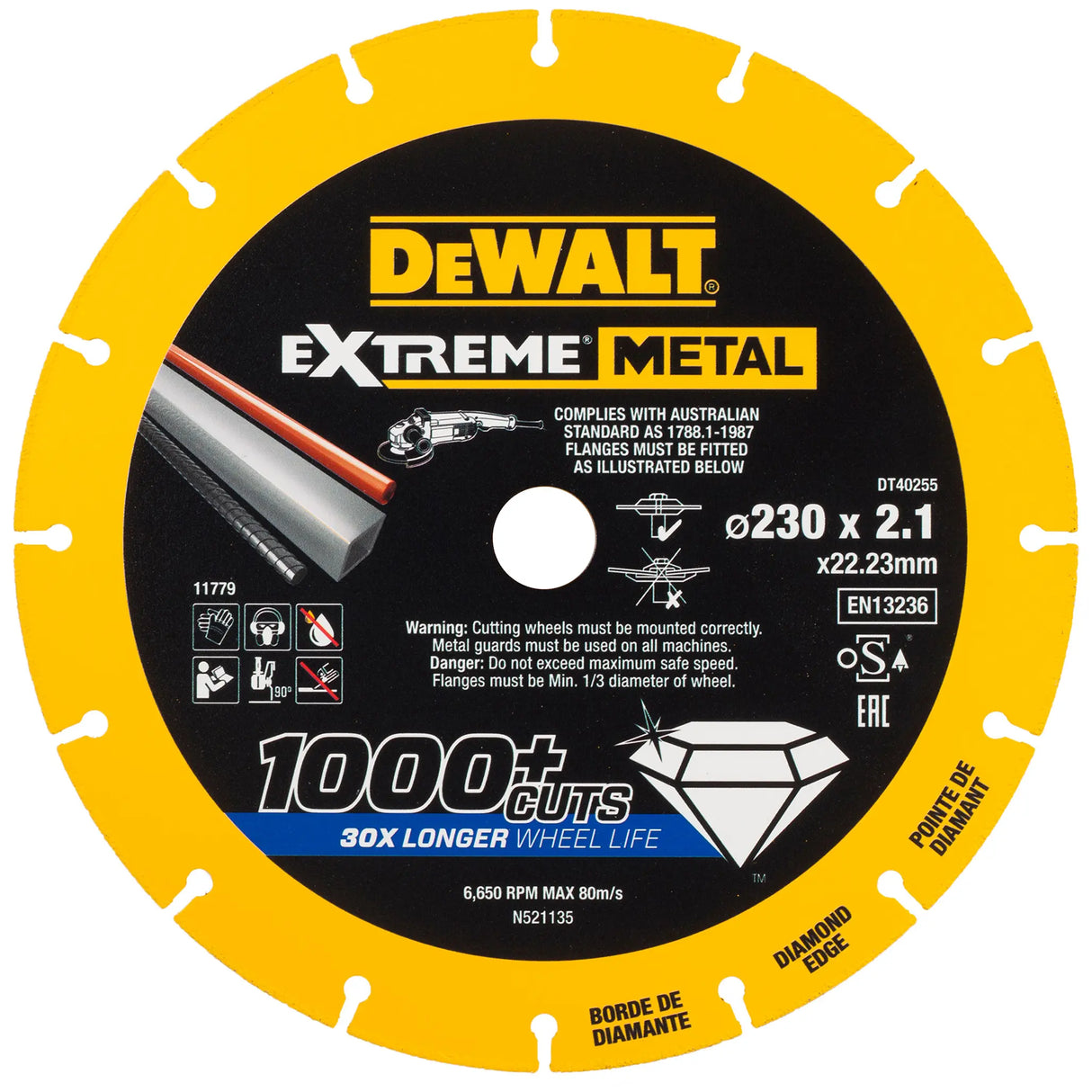 disque de coupe Dewalt DT40255-QZ
