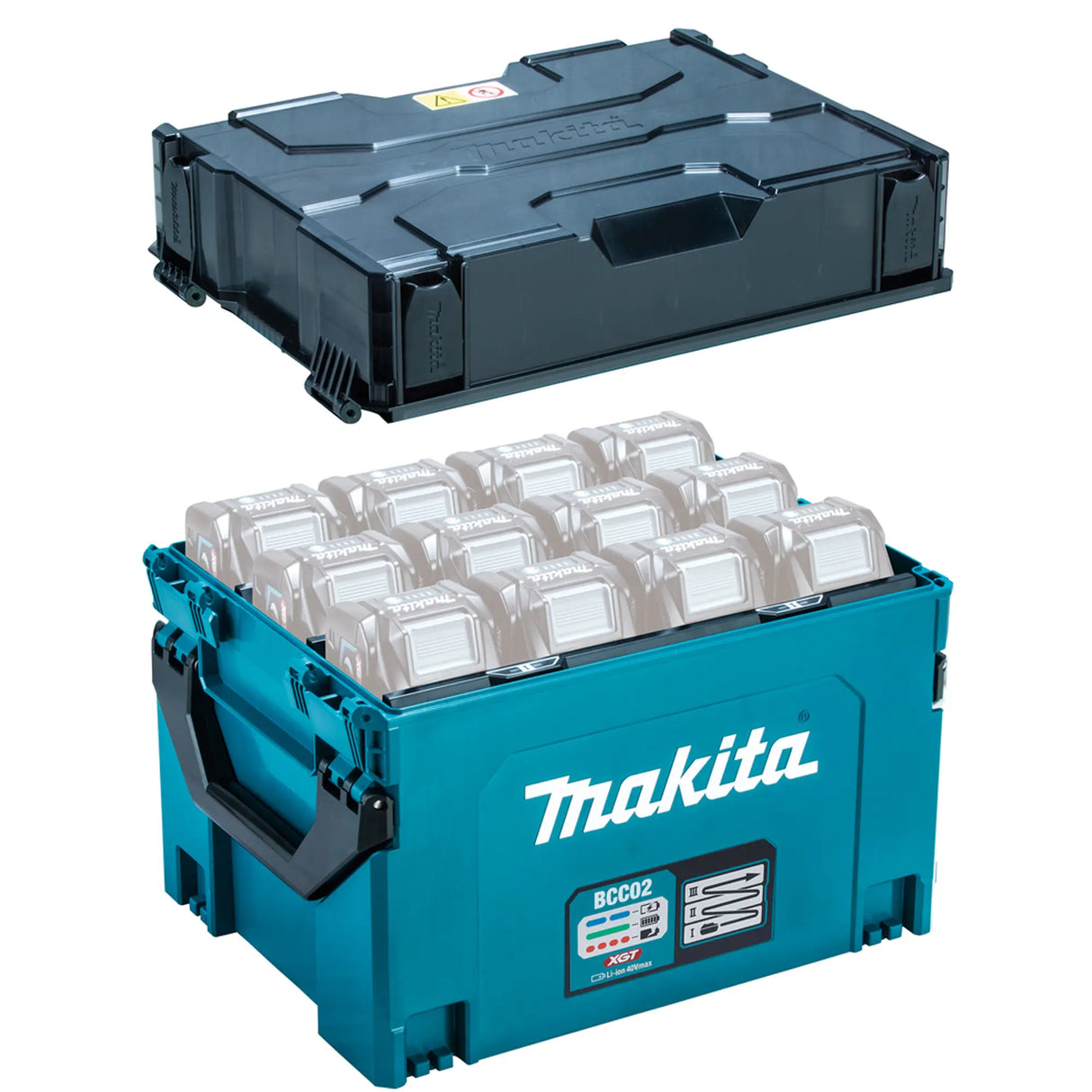 Caricabatterie Multiplo Makita BCC02 1914U0-3 40V