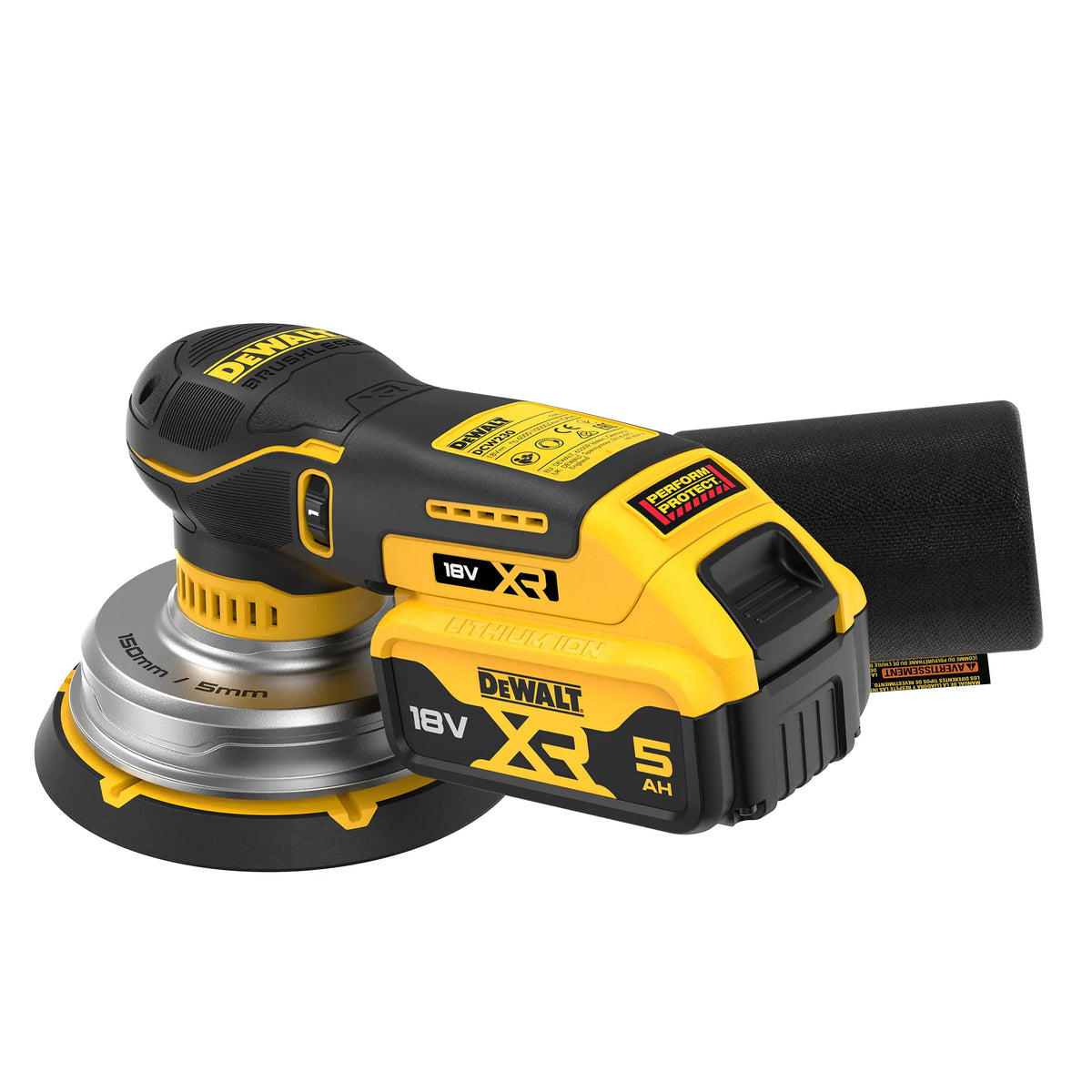 Levigatrice Orbitale DeWalt DCW230P2-QW 18V 5Ah