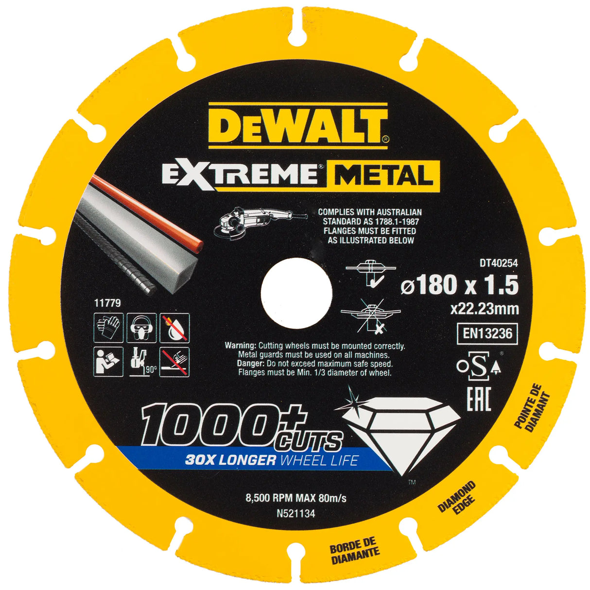 disque de coupe Dewalt DT40254-QZ