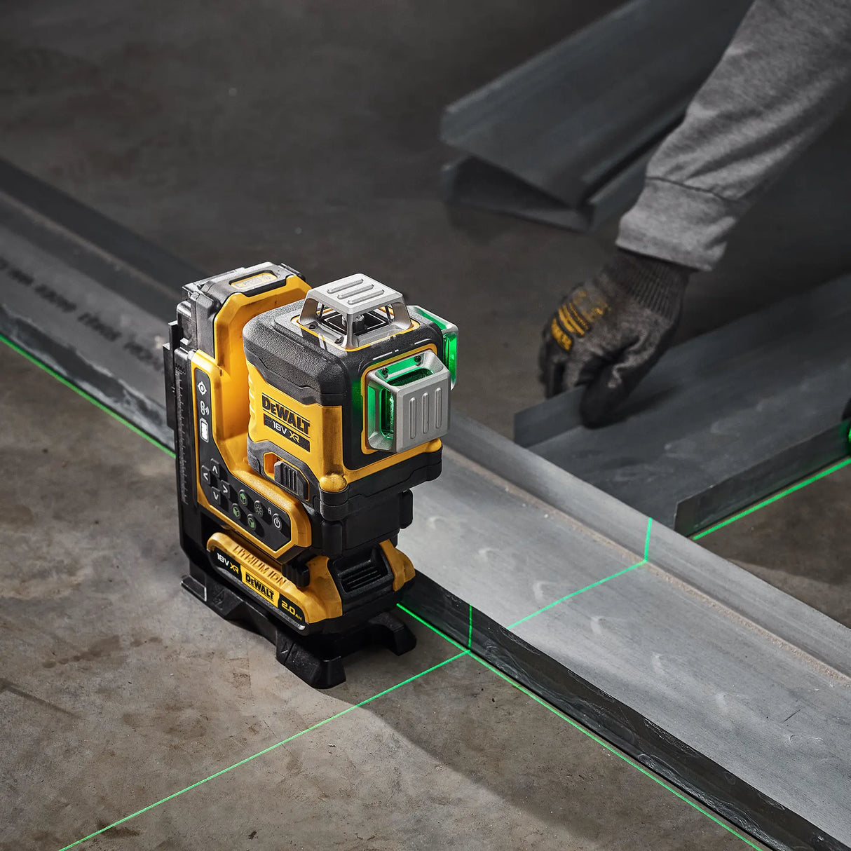 Niveau laser vert Dewalt DCLE34035D1-QW 18V 2Ah