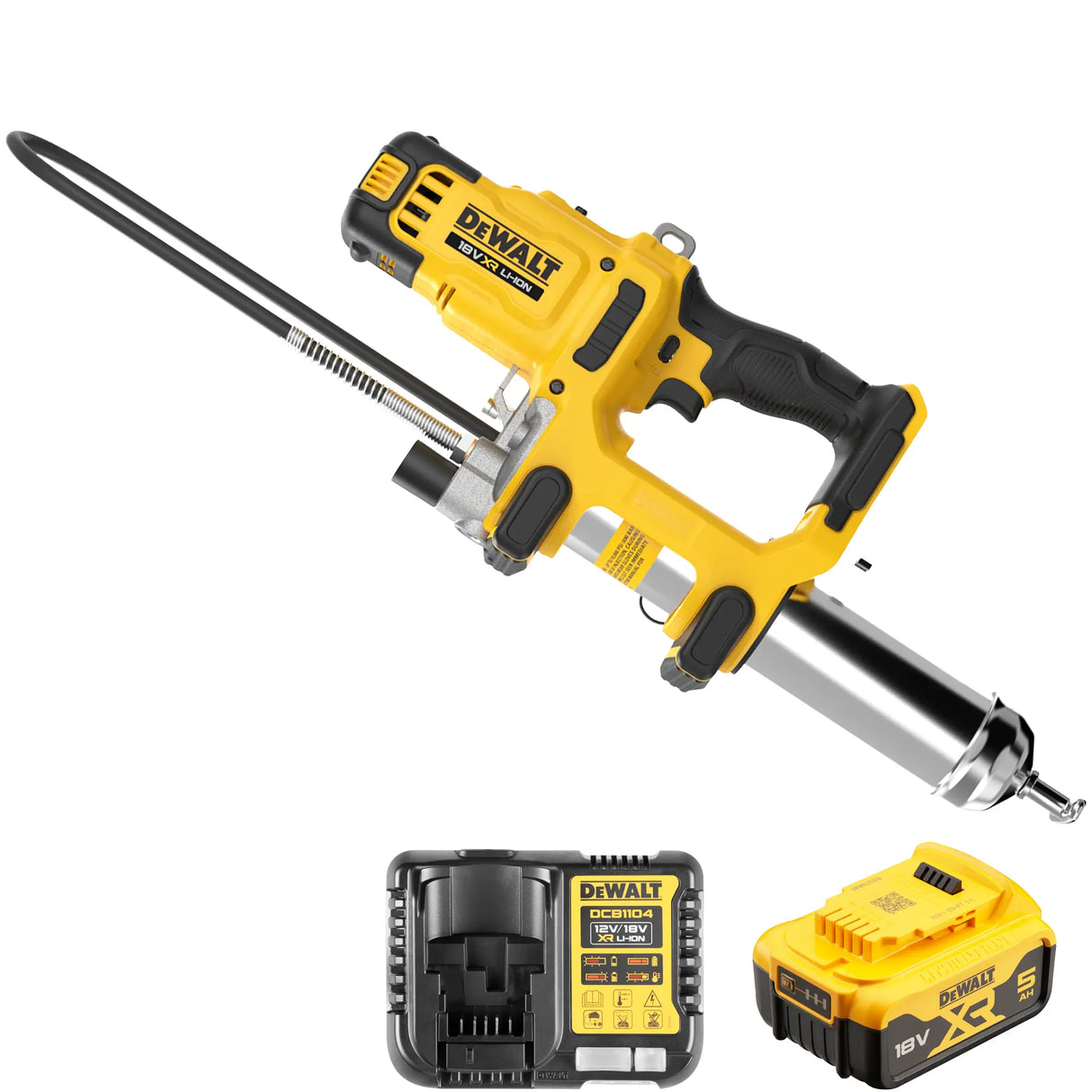 pistolet graisseur Dewalt DCGG581P1G-QW 18V 5Ah