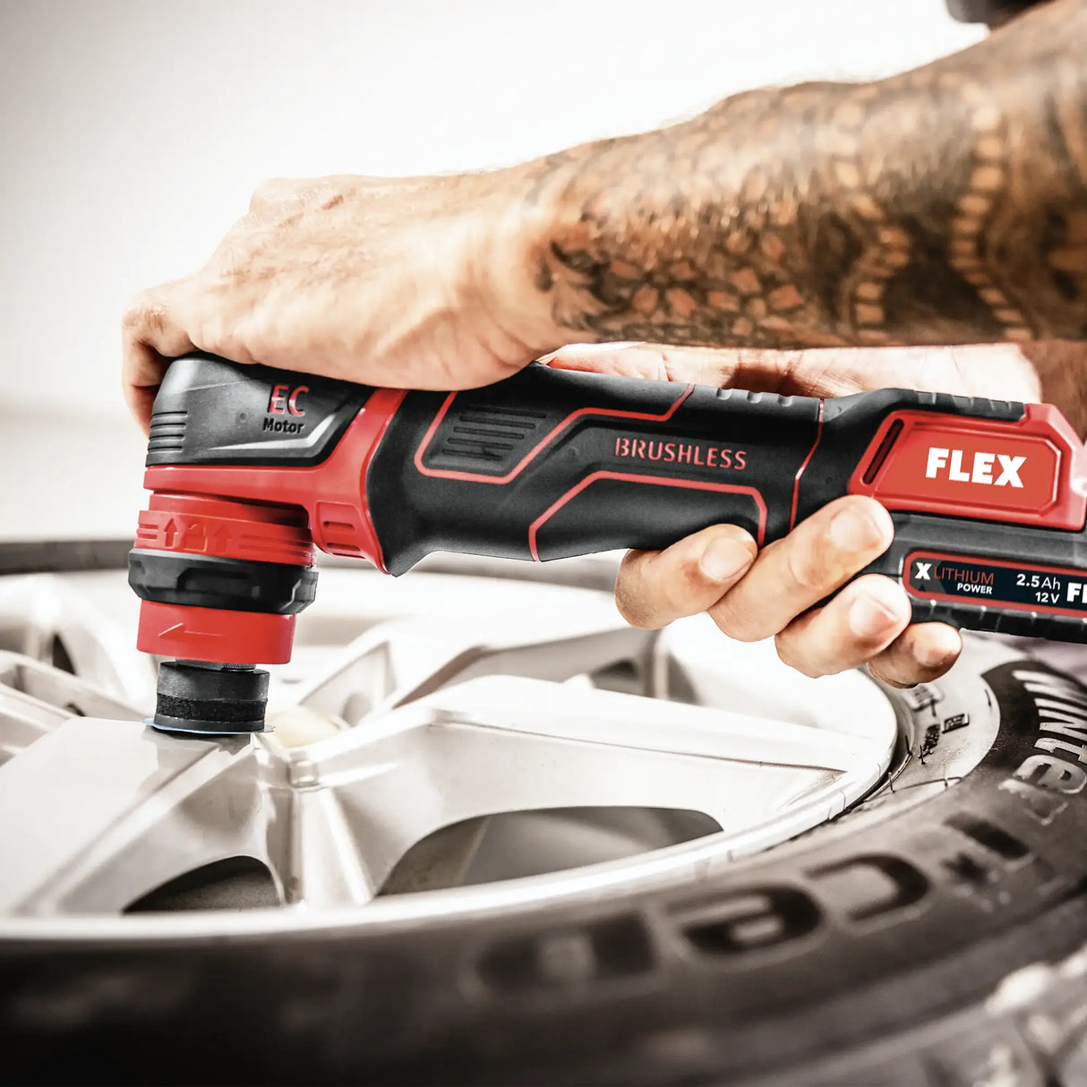 Polisseuse orbitale aléatoire Flex PXE 80 EC 12V