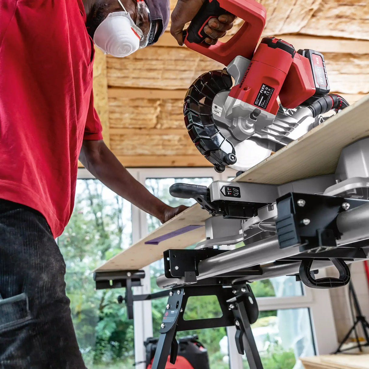 Scie circulaire à tirer Flex SMS 190 EC 18V