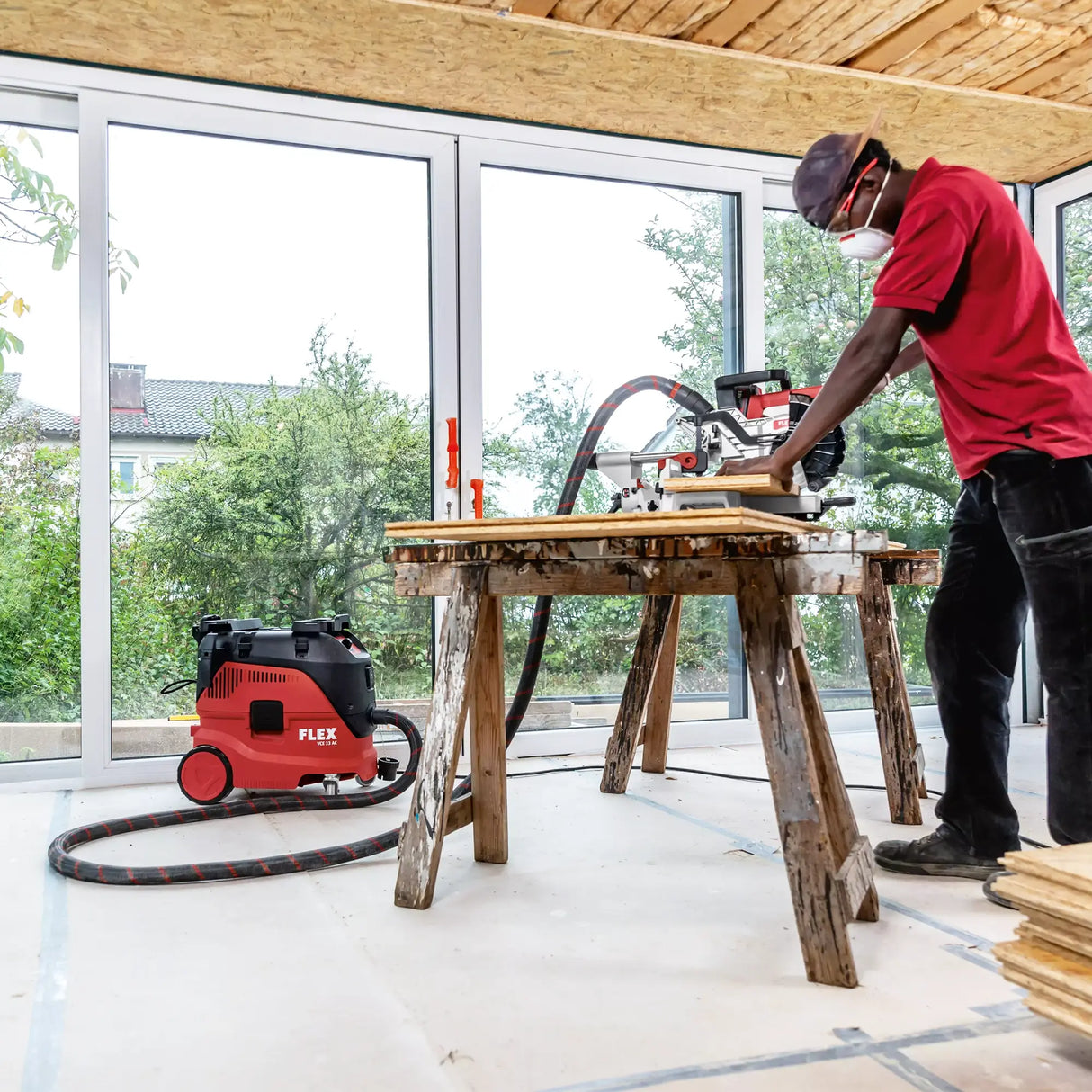 Scie circulaire à tirer Flex SMS 190 EC 18V