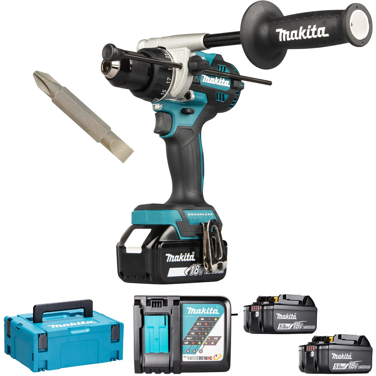 Perceuse-visseuse Makita DHP492RT3J 18V 5Ah
