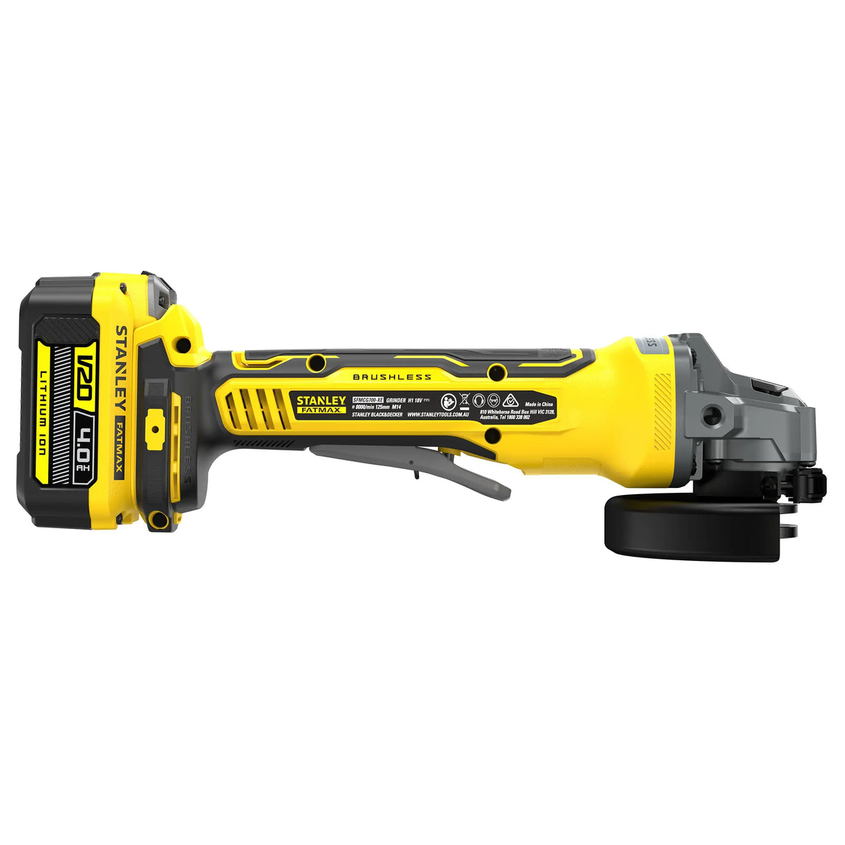 Meuleuse d'angle Stanley SFMCG700M2K-QW 18V 4Ah