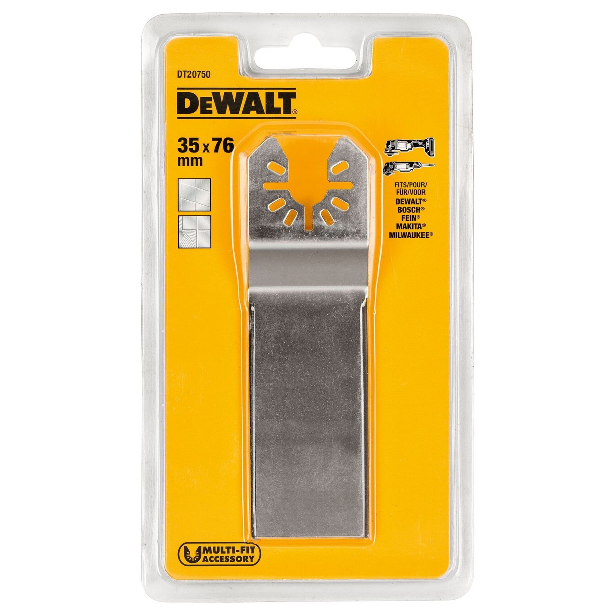 DT20750-QZ - Lama Raschiante Rettangolare Dewalt DT20750-QZ - Immagine 2