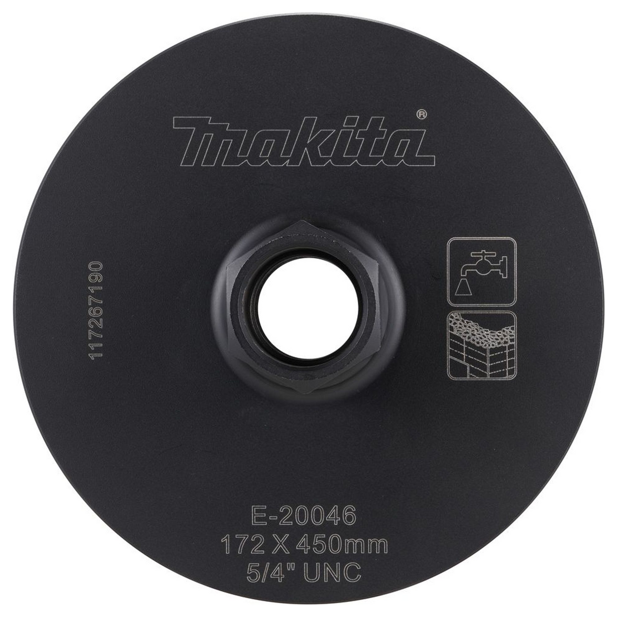 E-20046 - Corona Diamantata Makita E-20046 172x450mm Wet 1-1/4"UNC - Immagine 5
