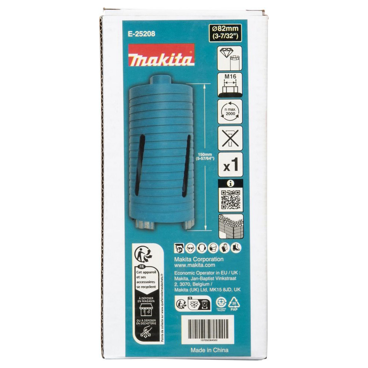 E-25208 - Couronne de diamant Makita E-25208 82 mm M16 - Image 5