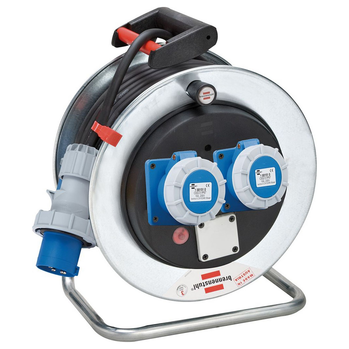 1192796 - Enrouleur de câble Brennenstuhl Garant CEE/3 SK 290 33m IP67