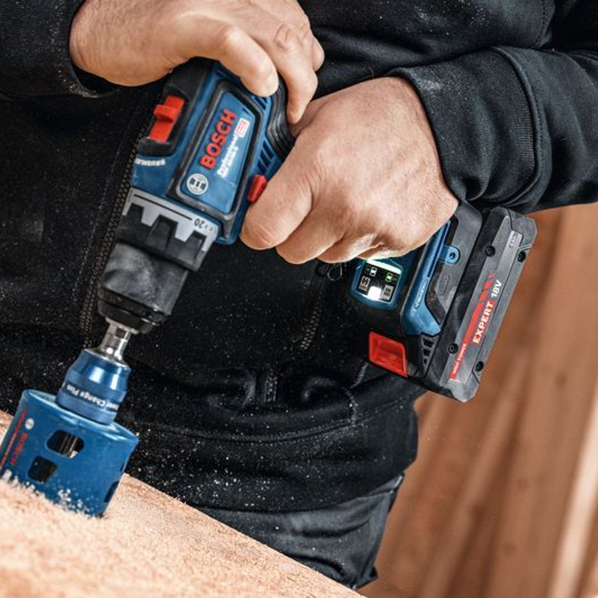 1600A0373M - Kit de démarrage Bosch EXBA18V-40 Professionnel + GAL 12V/18V-80 18V 4Ah - Image 21