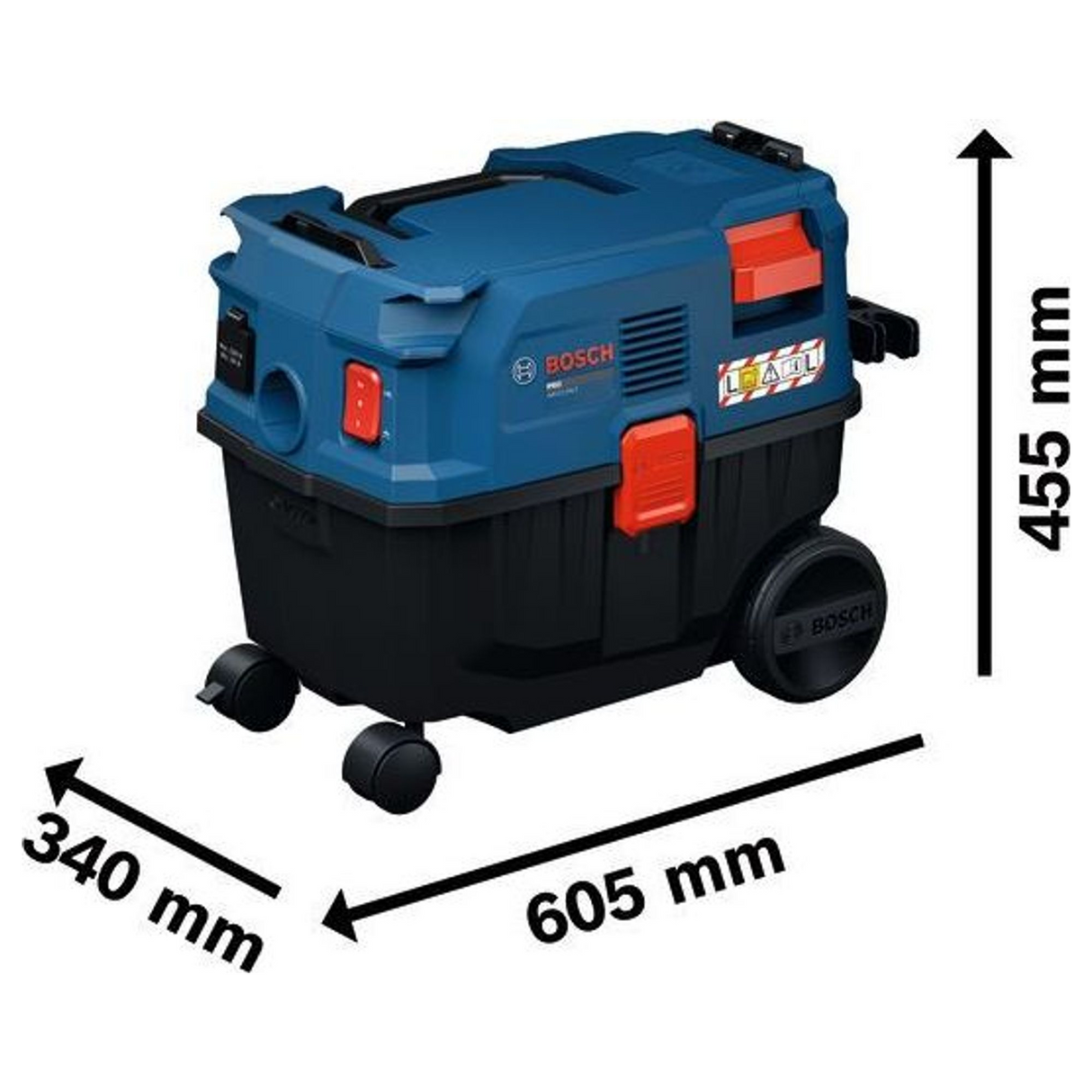 06019S3100 - Aspirateur Bosch GAS12-25LS PRO 1200W Professionnel - Image 21