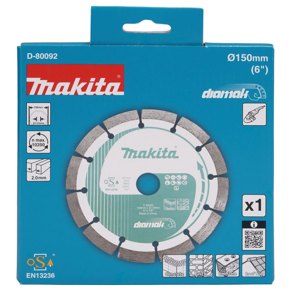 D-80092 - Lame diamantée segmentée Makita D-80092 150 mm - Image 4