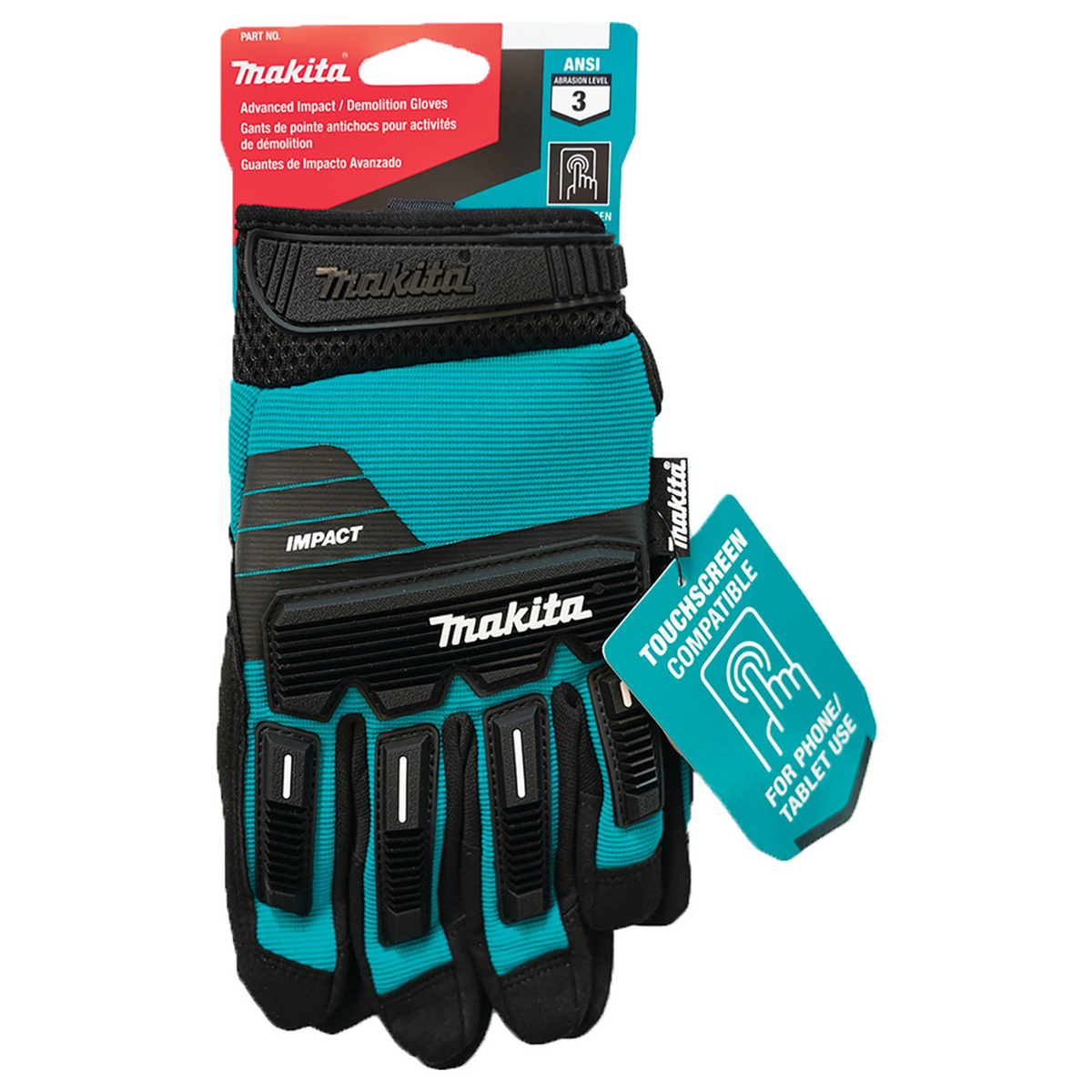 P-84573 - Gants de démolition antichoc Makita P-84573 Taille L - Image 3