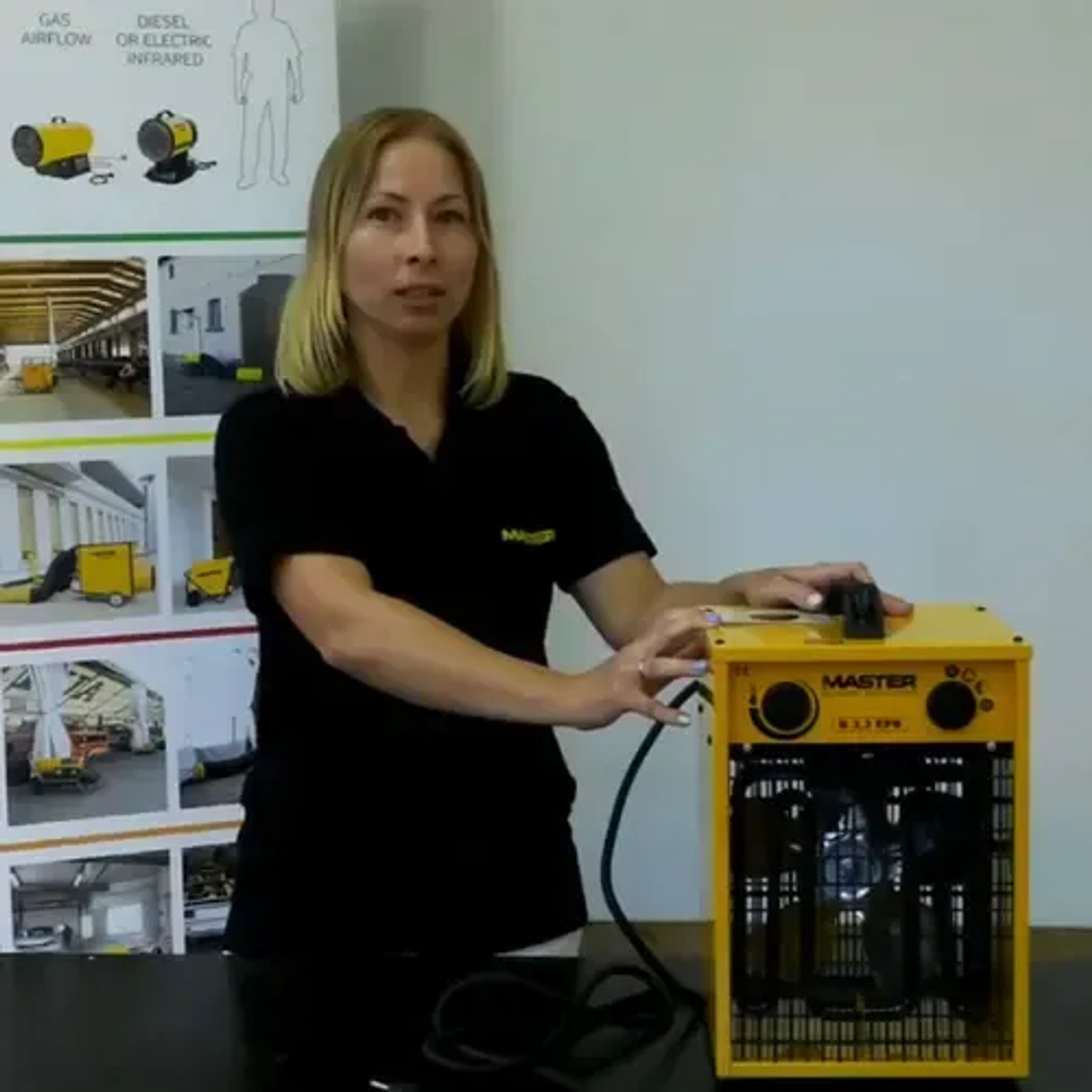 4012052 - Riscaldatore Aria Elettrico a Ventola Master B 5 5kW 400V - Immagine 16