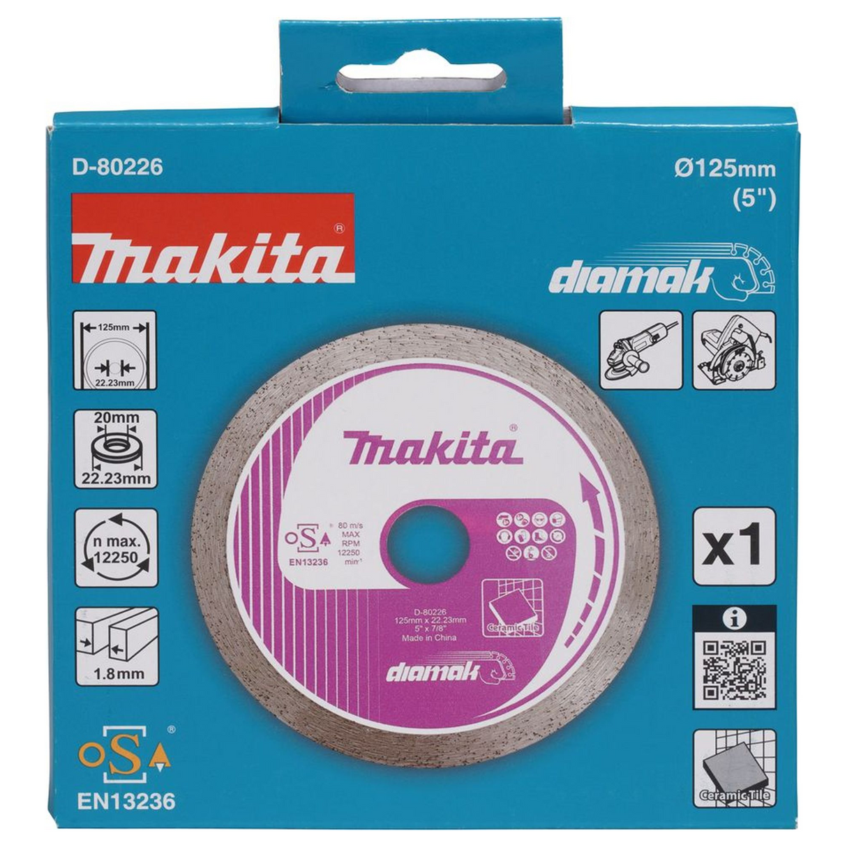 D-80226 - Disque diamant Makita D-80226 125 mm - Image 4