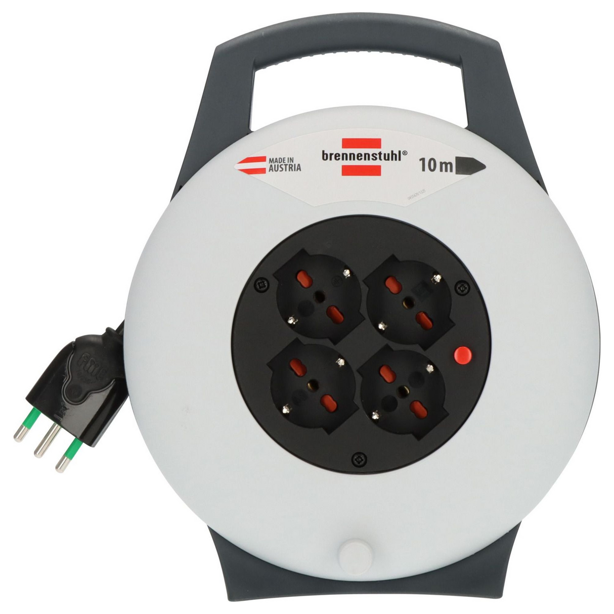 1093655 - Enrouleur de câble Brennenstuhl Vario Line X à 4 prises 10 m H05VV-F 3G1.5 - Image 2