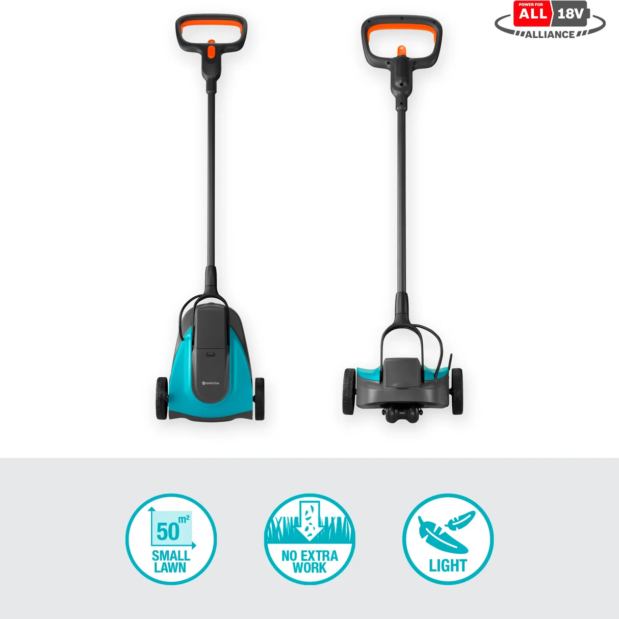 14620-20 - Rasaerba Gardena HandyMower 22/18V P4A 18V - Immagine 3