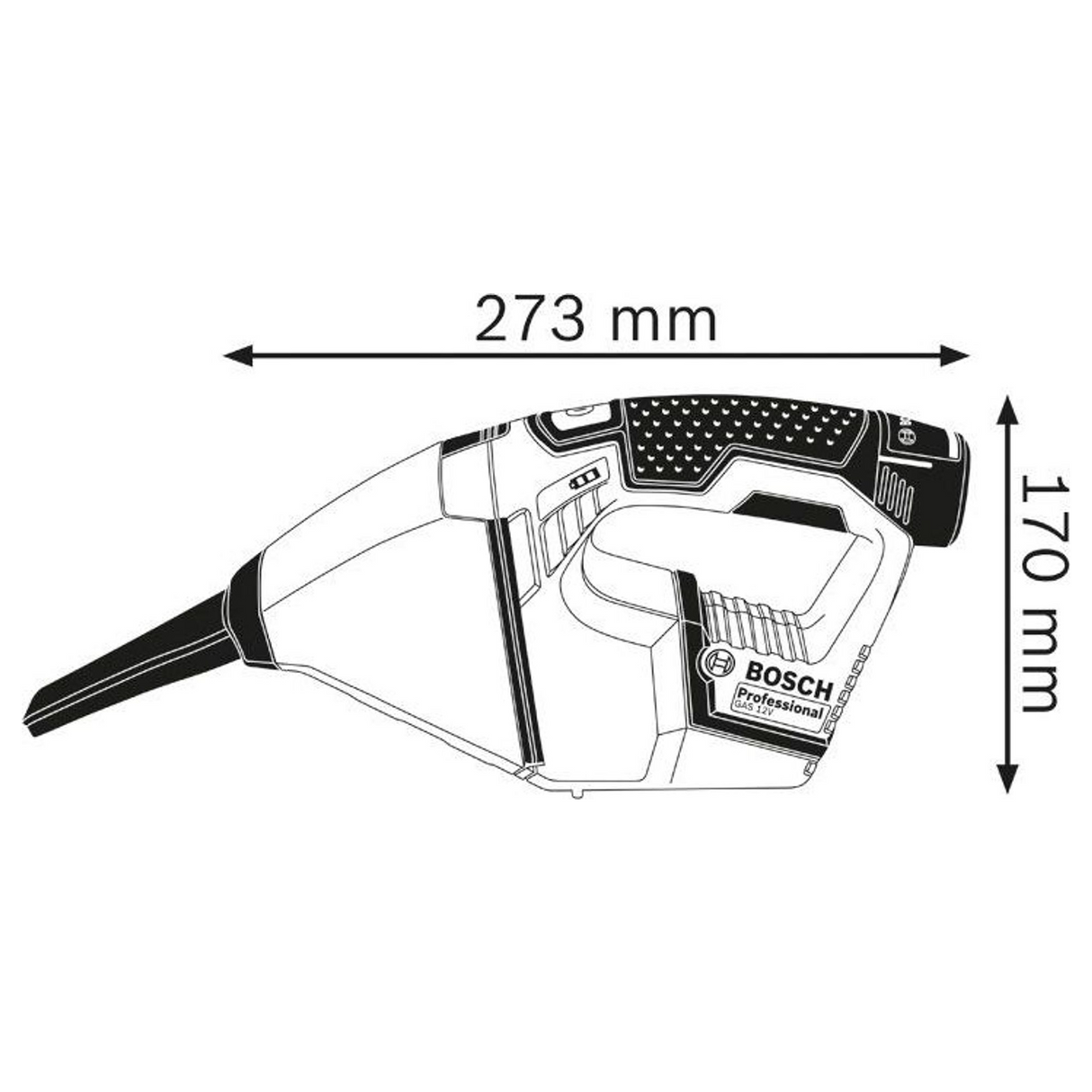 06019E3000 - Aspirateur Bosch GAS 12V PRO 12V - Image 20
