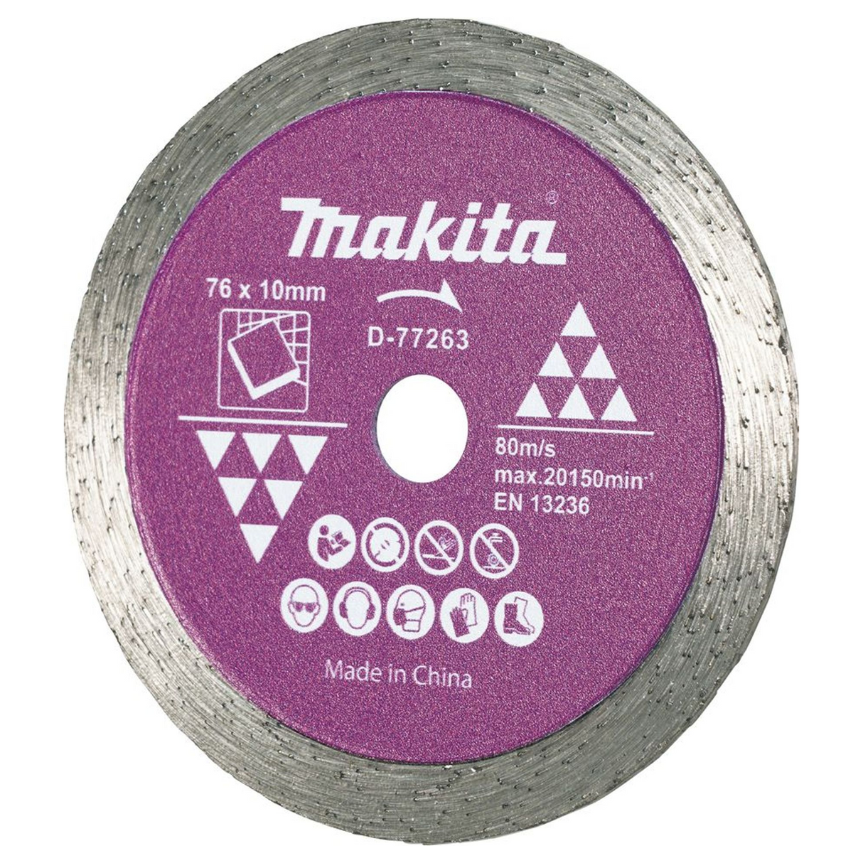 D-77263 - Disco Diamantato Makita D-77263 per Piastrelle 76mm - Immagine 3