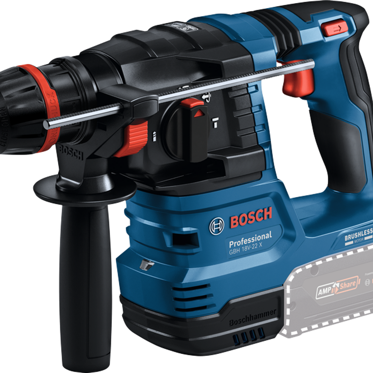 0611924101 - Perceuse à percussion Bosch GBH 18V-22 X PRO 18V - Image 23