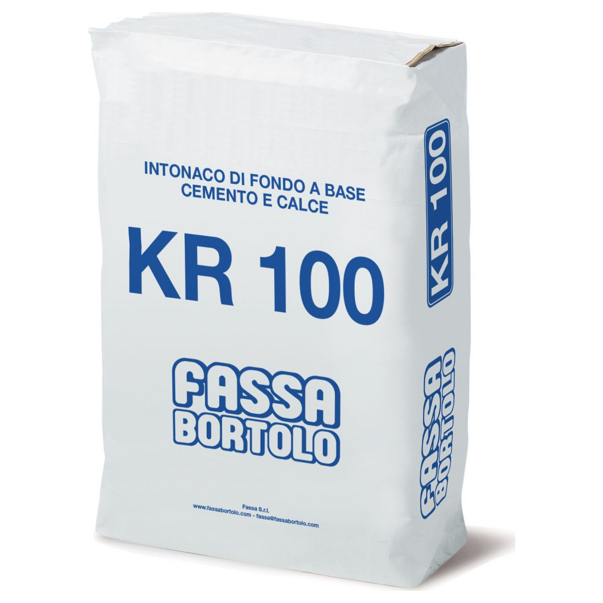 KR100 - Intonaco di Fondo Fassa Bortolo KR 100 Cemento e Calce Alta Resistenza
