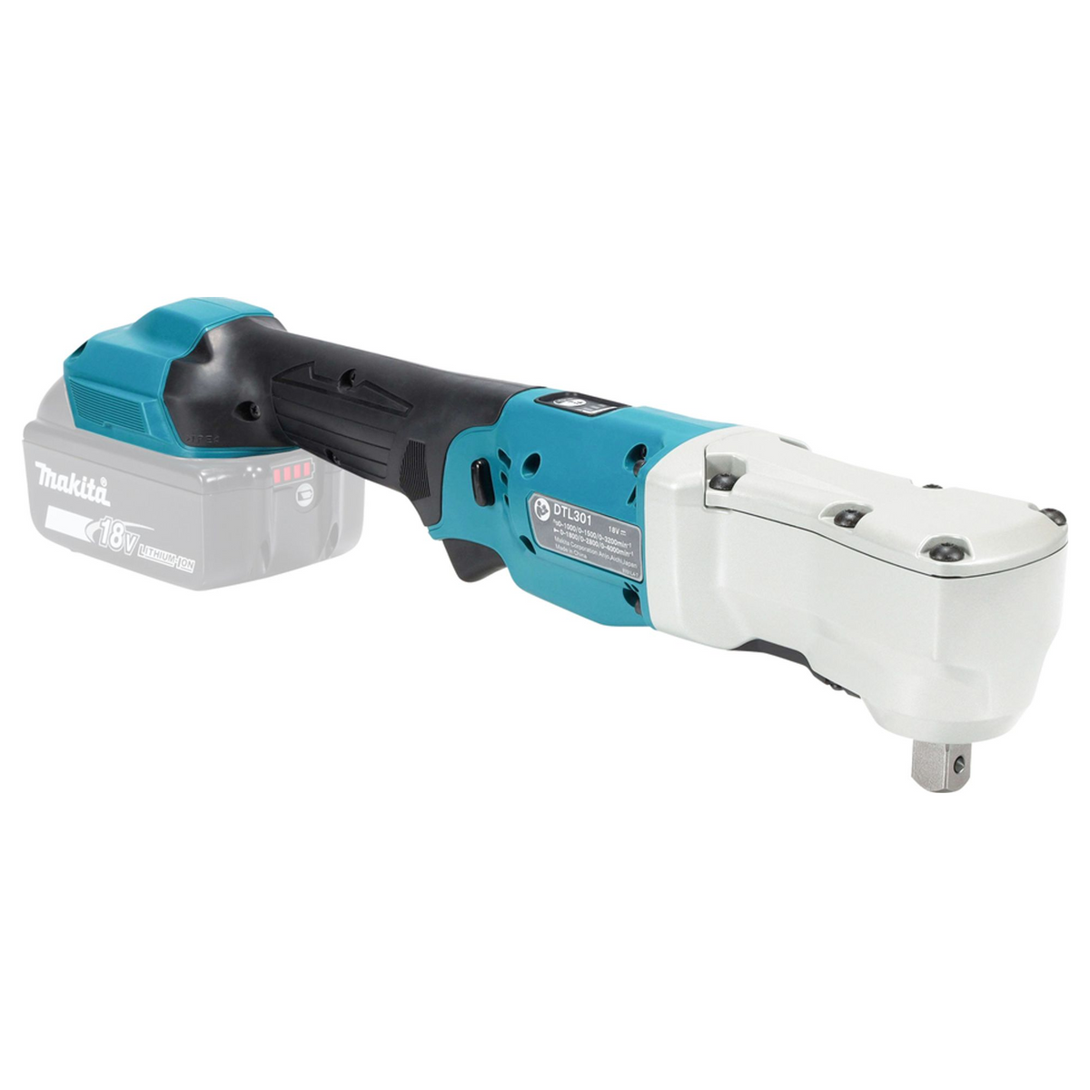 DTL301Z - Clé à chocs angulaire Makita DTL301Z 18V 1/2" 340Nm - Image 7