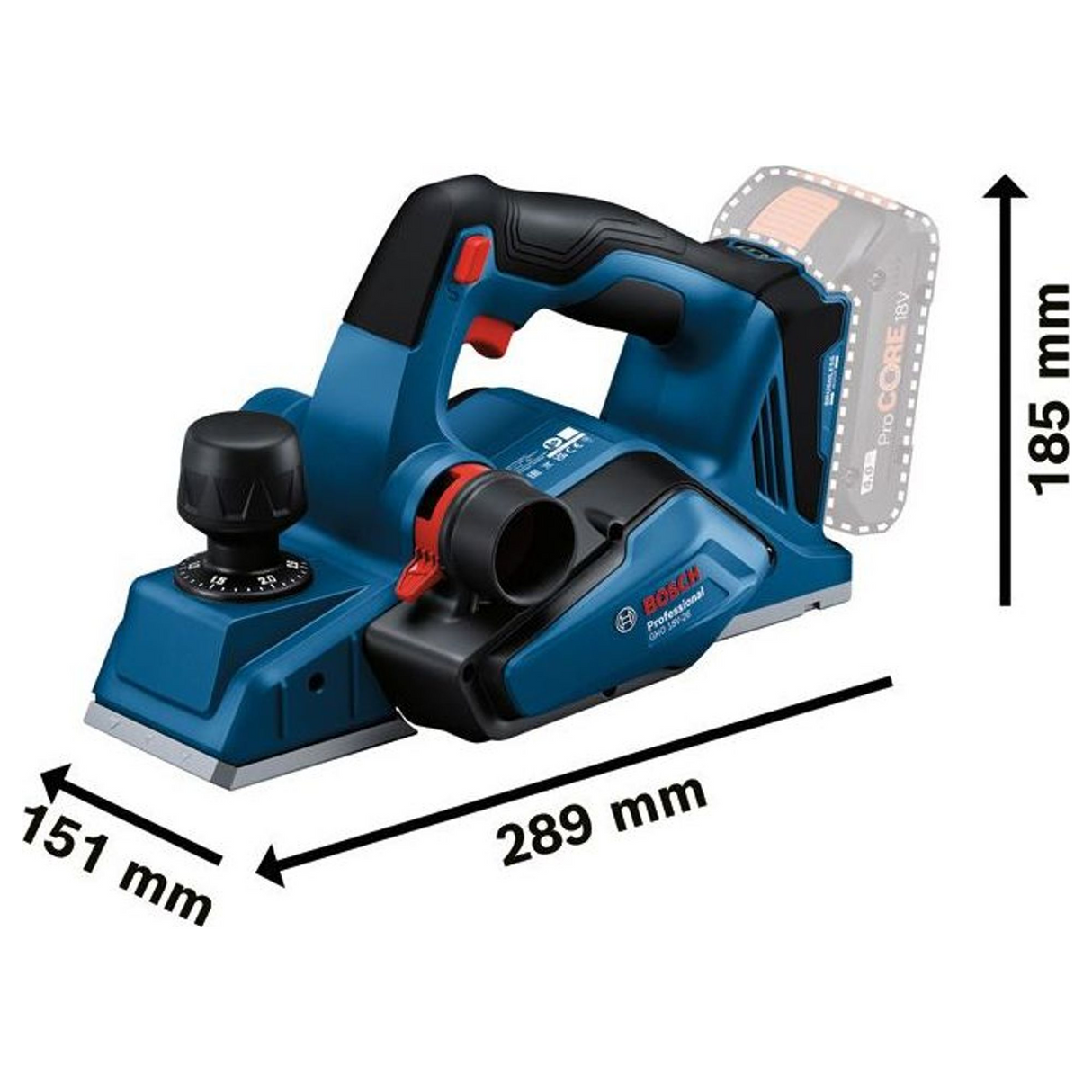 06015B5000 - Raboteuse Bosch GHO 18V-26 PRO 18V - Image 25