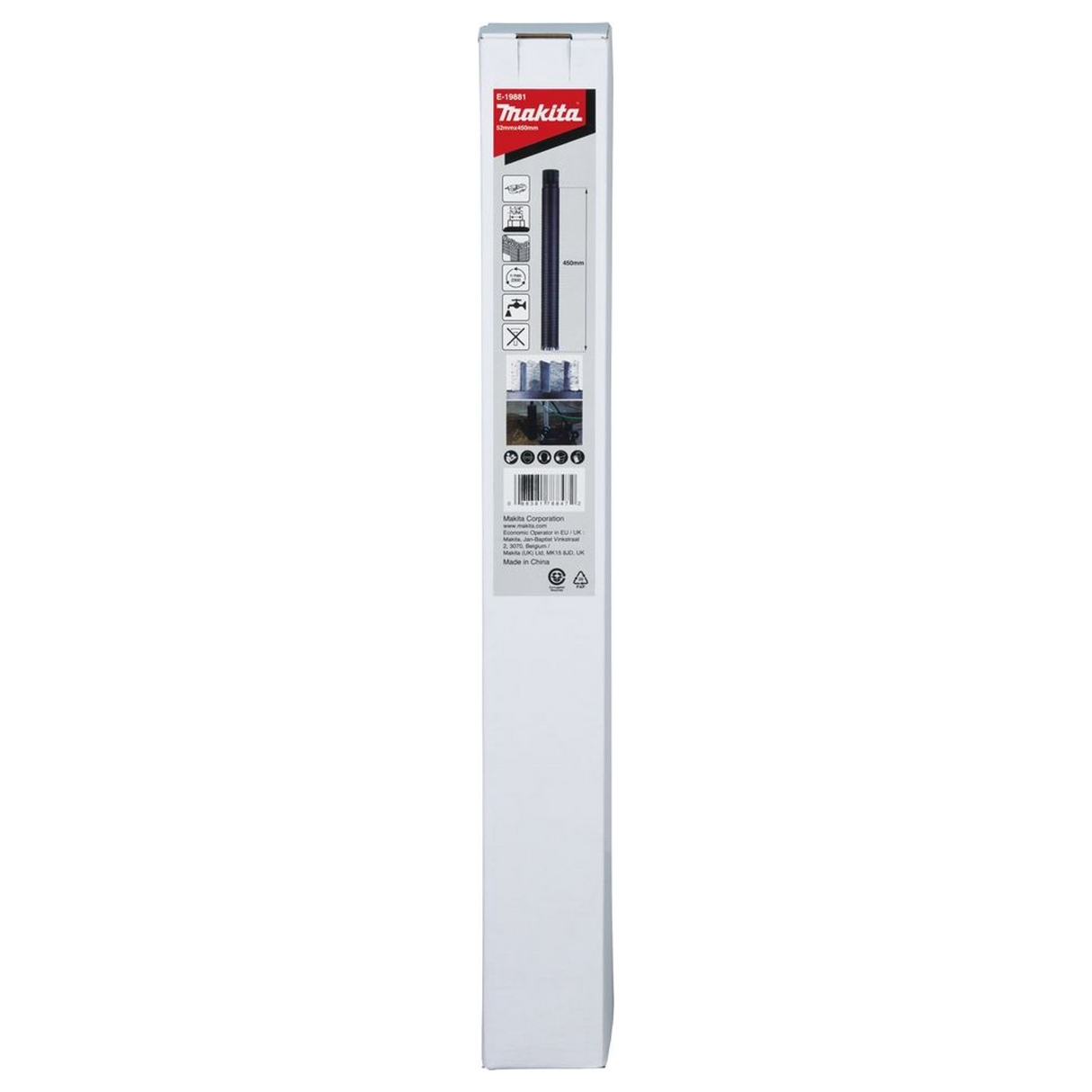 Corona Diamantata Makita E-19881 52x450mm Wet 1-1/4"UNC