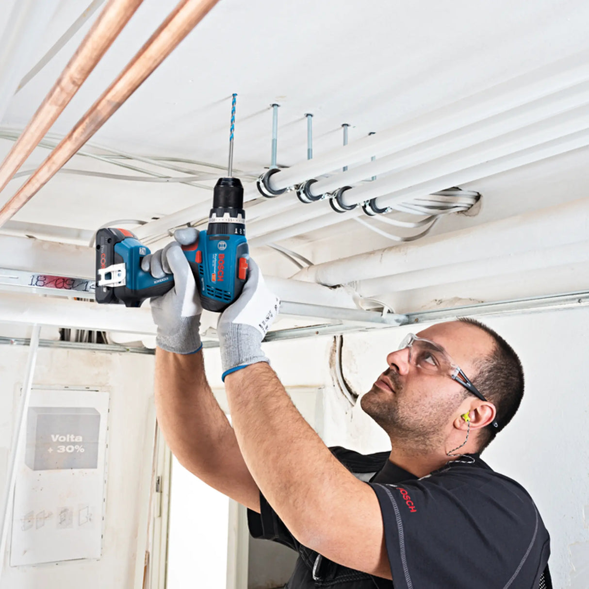 Trapano Avvitatore con Percussione Bosch GSB 18V-65