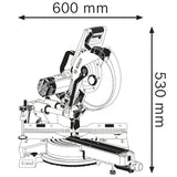 Machine de découpe radiale Bosch GCM 12 SDE