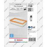 Filtro Pieghettato Piatto Bosch 125,7 x 220 mm