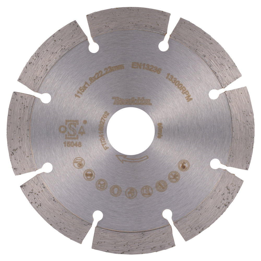 D-80070 - Lame diamantée segmentée Makita D-80070 115 mm - Image 3