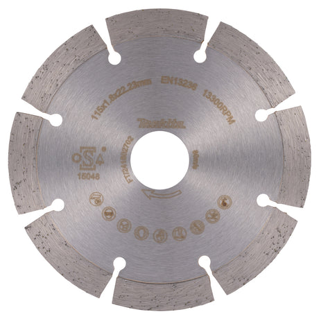 D-80070 - Lame diamantée segmentée Makita D-80070 115 mm - Image 3