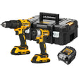 Trousse Dewalt DCK2060D2T-QW 18V 2Ah
