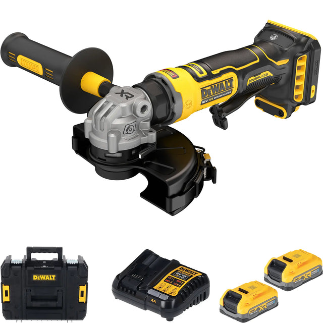 Broyeur Dewalt DCG404S2T-QW 18V 3,5Ah