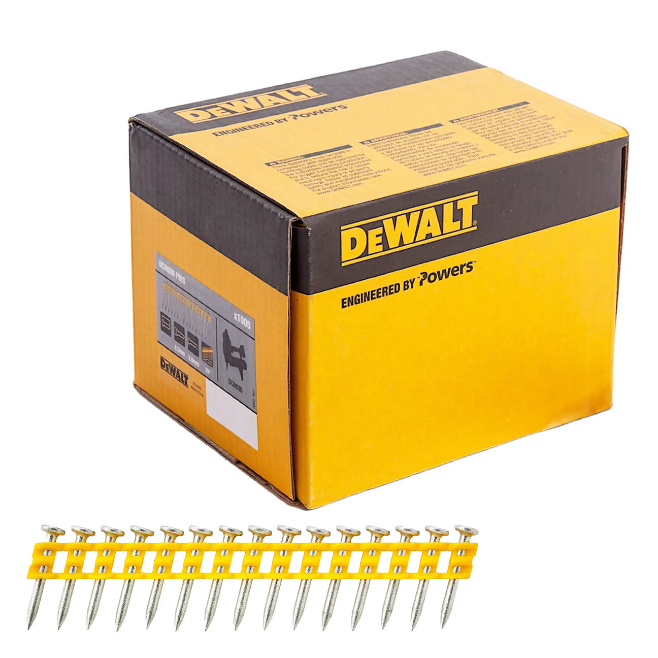 Clous Dewalt Série DCN890 Jaune