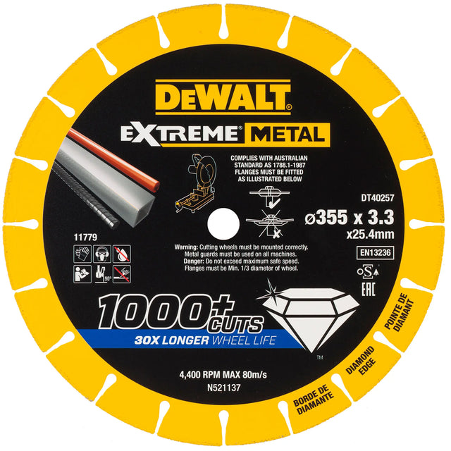 disque de coupe Dewalt DT40257-QZ