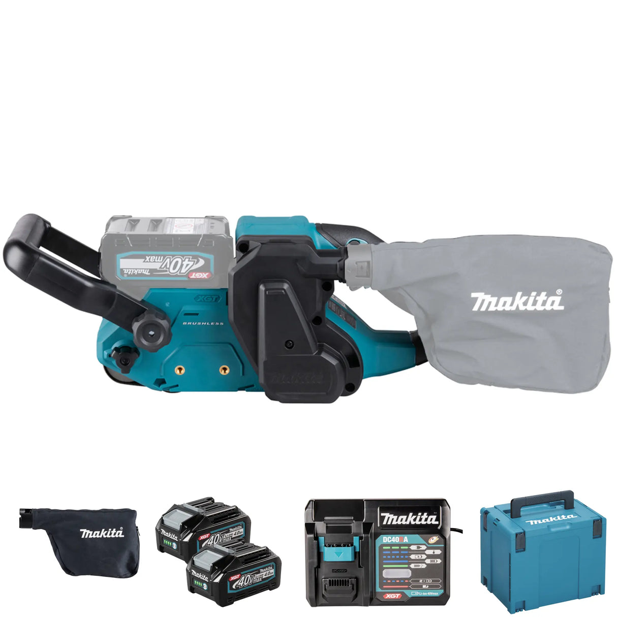 Levigatrice a nastro Makita BS001GM201 40V 4Ah