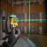 Traceur laser multiligne vert Dewalt DCLE14361GB-XJ