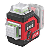 Laser a croce Flex ALC 3/360-G/R 12 Set 12V 2.5Ah
