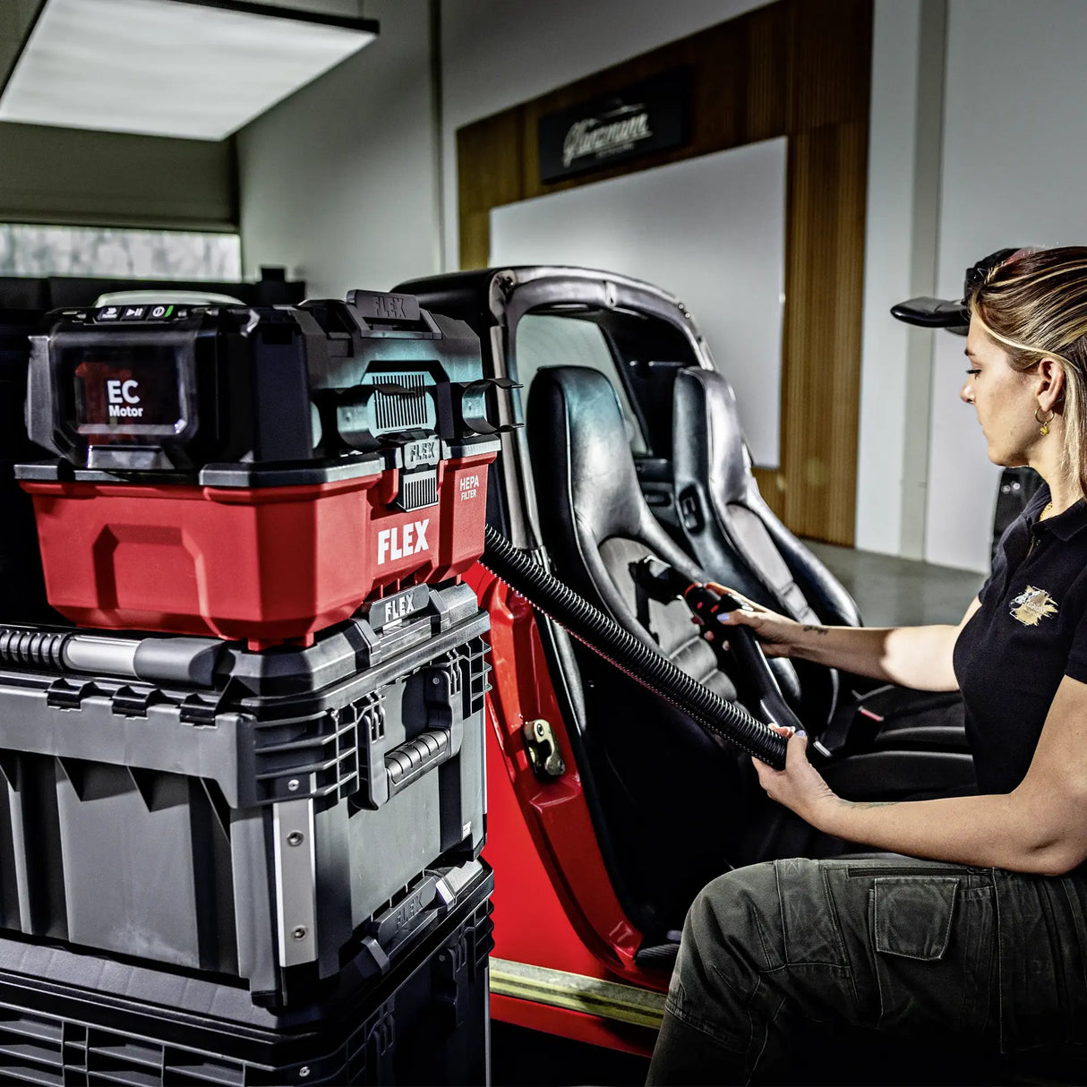Aspirapolvere compatto Flex VC 9 L MC RC 18V