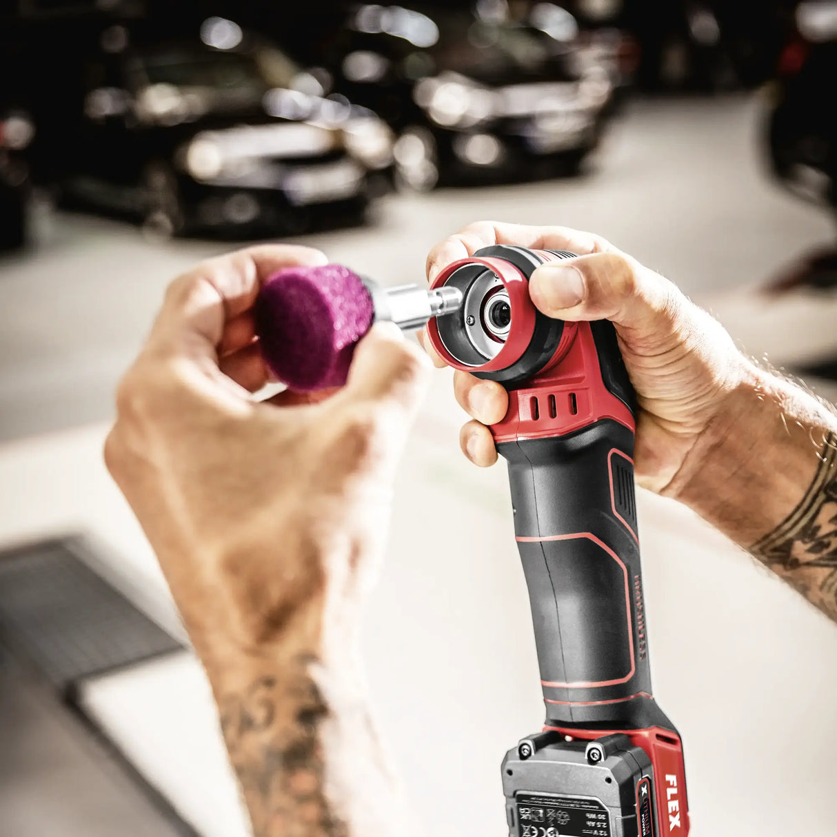 Polisseuse orbitale aléatoire Flex PXE 80 EC 12V