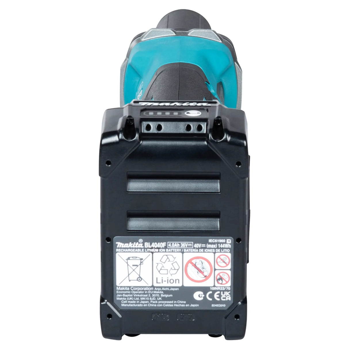 Smerigliatrice Diritta Makita GD002GM201 40V 4Ah