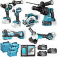 Kit combiné Makita DLX6139JX1 18V 5Ah
